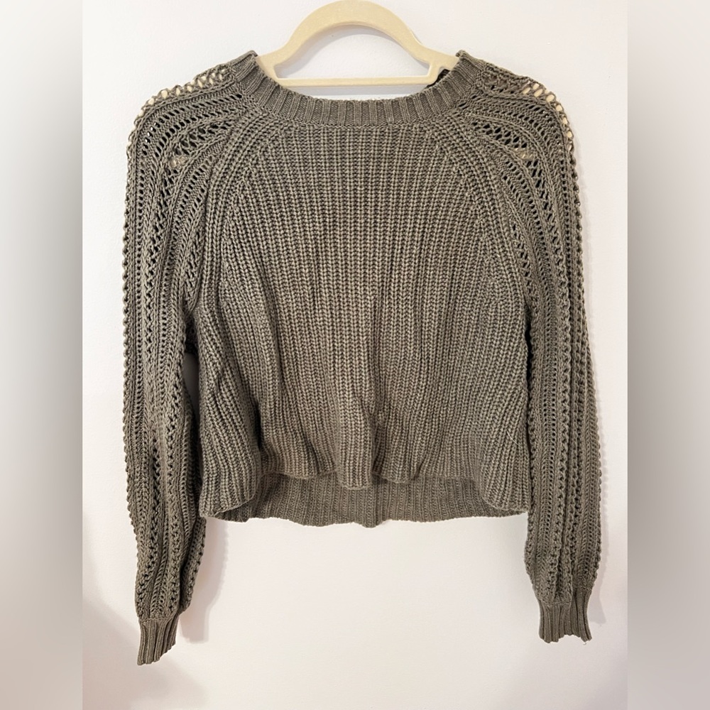 Green American Eagle Sweater